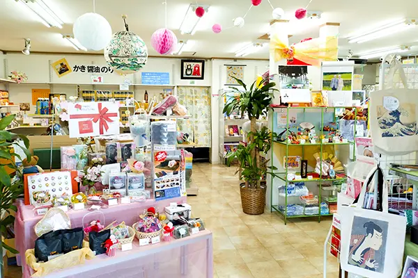 ギフトショップたいぶんどう店内
